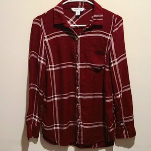 Old Navy Button Down Flannel "Classic Shirt"